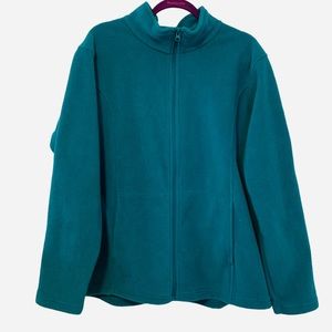 Cabelas Full Zip Fleece Long Sleeve Jacket Men Size 2XL